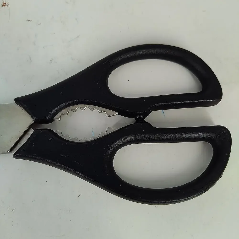 Wusthof Kitchen Shears Scissors 5558 Germany Take Apart Nut Cracker Black